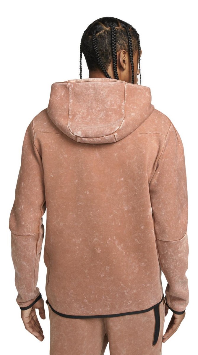 Nike Menu0026#039;s Tech Fleece Washed Full-Zip Hoodie Jacket (Mineral Clay)  DM6515-215 | eBay