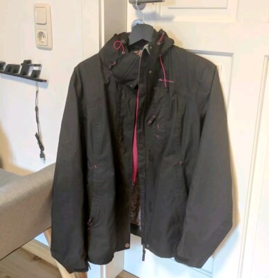 Regenjacke Damen M Quechua Schwarz