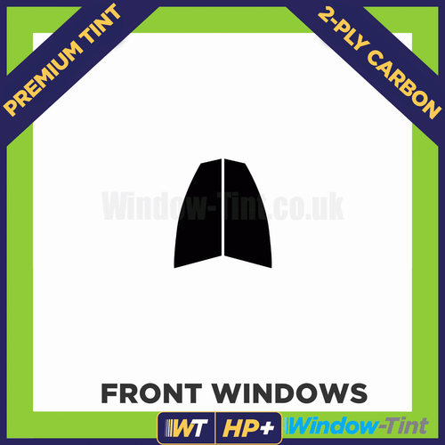 For Vauxhall Signum 5-door 03+ Carbon Pre Cut Window Tint Front Premium HP+ Opel - Picture 2 of 10