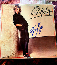 OLIVIA NEWTON JOHN HAND SIGNED 