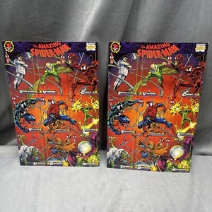 Marvel 1st Edition The Amazing Spider-Man 9 Trading Cards Uncut Sheet Lot Of 2