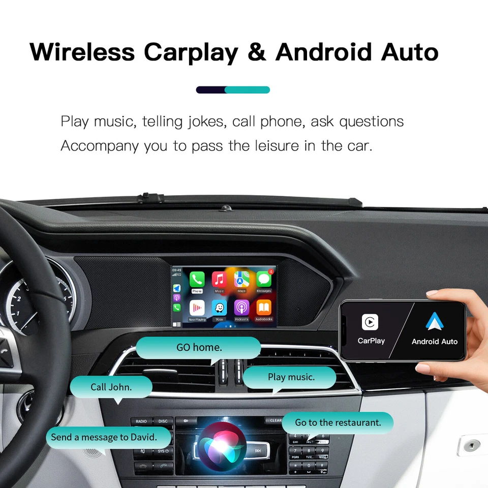 Wireless CarPlay Android Auto Module Adapter For Mercedes Benz NTG 4.5/4.7/5.0 - Image 4 of 4