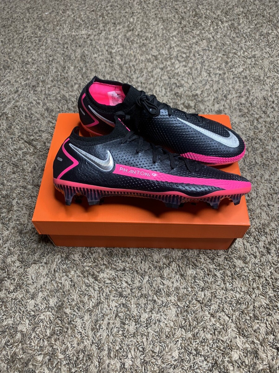 Nike Phantom GT Elite FG Mens Sz 7 Black/Pink ACC Soccer Nike Phantom GT Elite FG Mens Sz 7 Black/Pink ACC Soccer