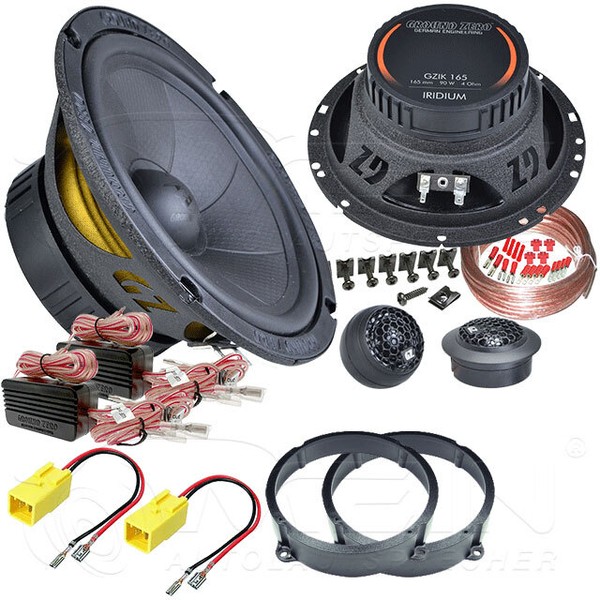 Ground Zero Lautsprecher FüR Alfa Romeo GT 937 2003-2010 Vorn TüR 150W 165 #A3TG-image