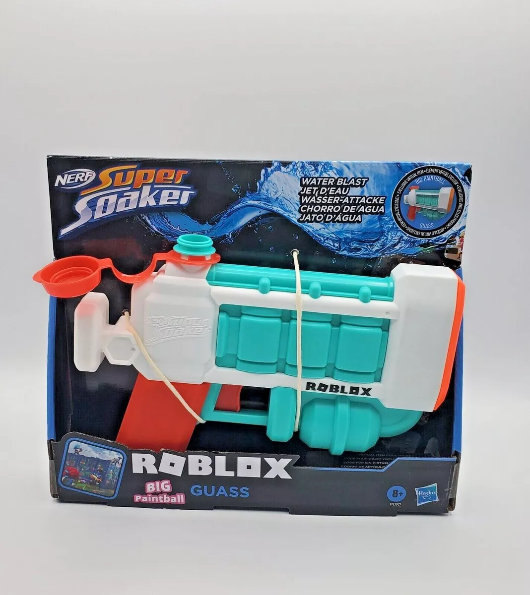  NERF Super Soaker Roblox Big Paintball : Toys & Games