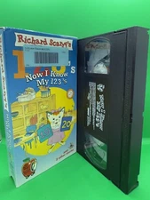 Busy World of Richard Scarry - Now I Know My 123s (VHS, 1997, Closed Captioned)