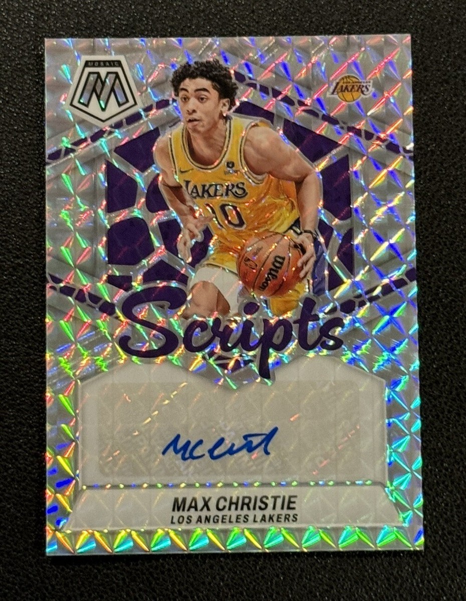 2023-24 Panini Mosaic - Max Christie SCRIPTS - Auto