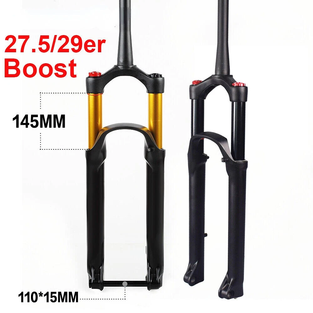 145mm Travel 27.5er Boost Front Suspension Fork 29er Air Shock Bike Forks | eBay