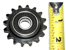 HEAVY DUTY ROLLER CHAIN SPROCKET IDLER 16 TOOTH #35 CHAIN 1/2" BORE. USA!!