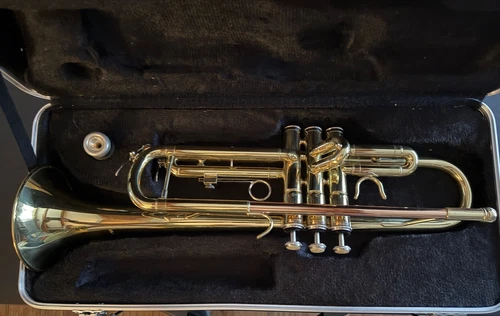 PALATINO TRUMPET WITH CASE STUDENT BRASS TRUMPET