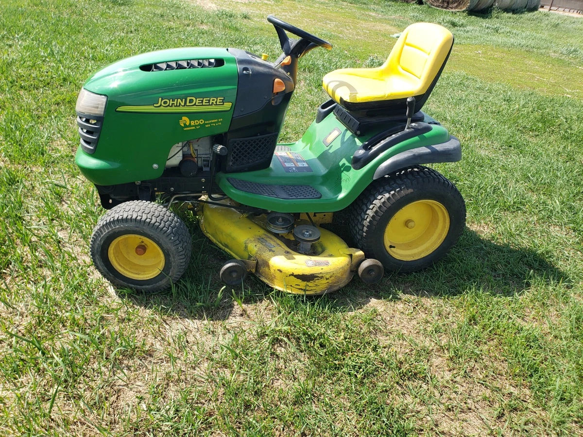John deere l120 riding clearance mower