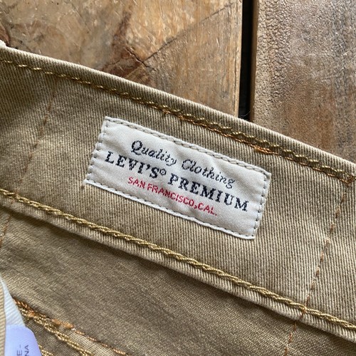 Levi's 511 Slim Chino - Tan Beige - Premium - White Tab - 32W 32L - Picture 14 of 16