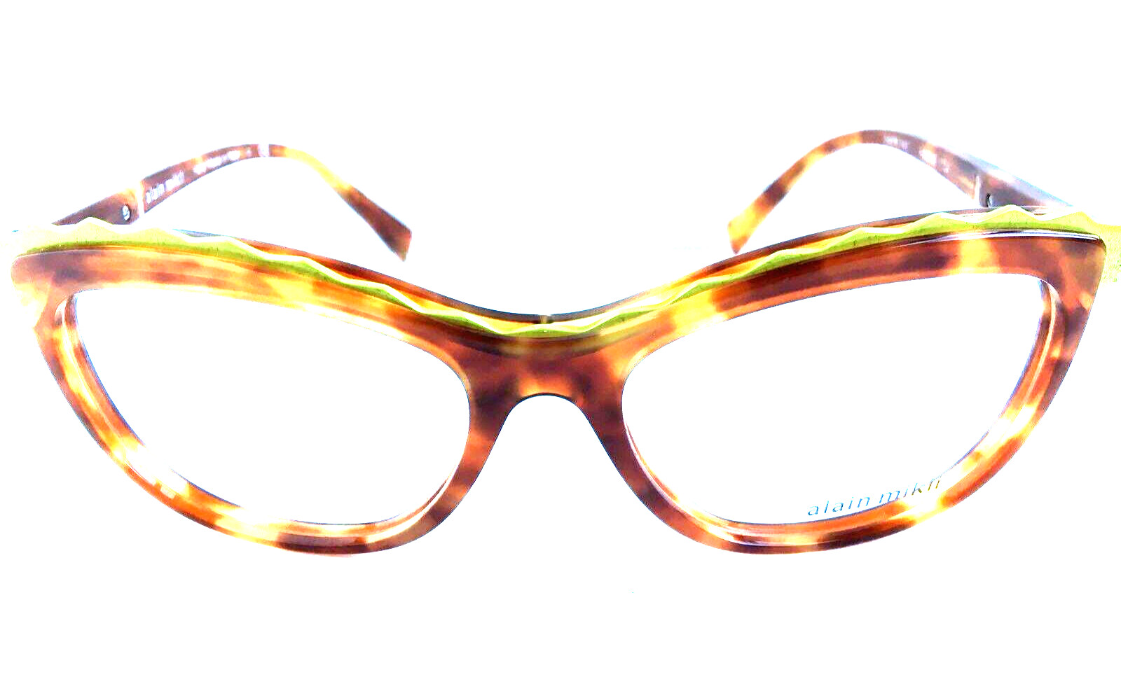 New ALAIN MIKLI AR9V020 0417 54mm Cat Eye Women's Eyeglasses Frame Italy .