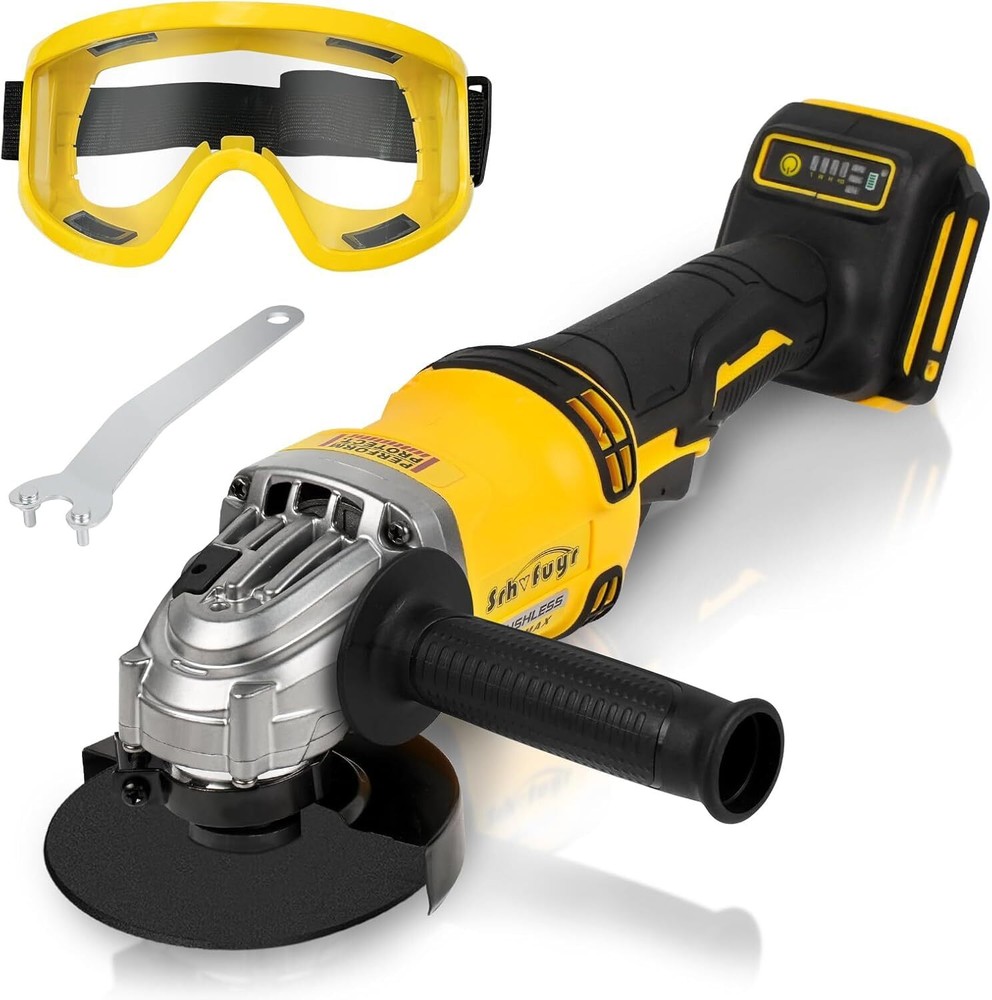 Cordless Angle Grinder for DEWALT 20V MAX Battery (No Battery) 4-1/2
