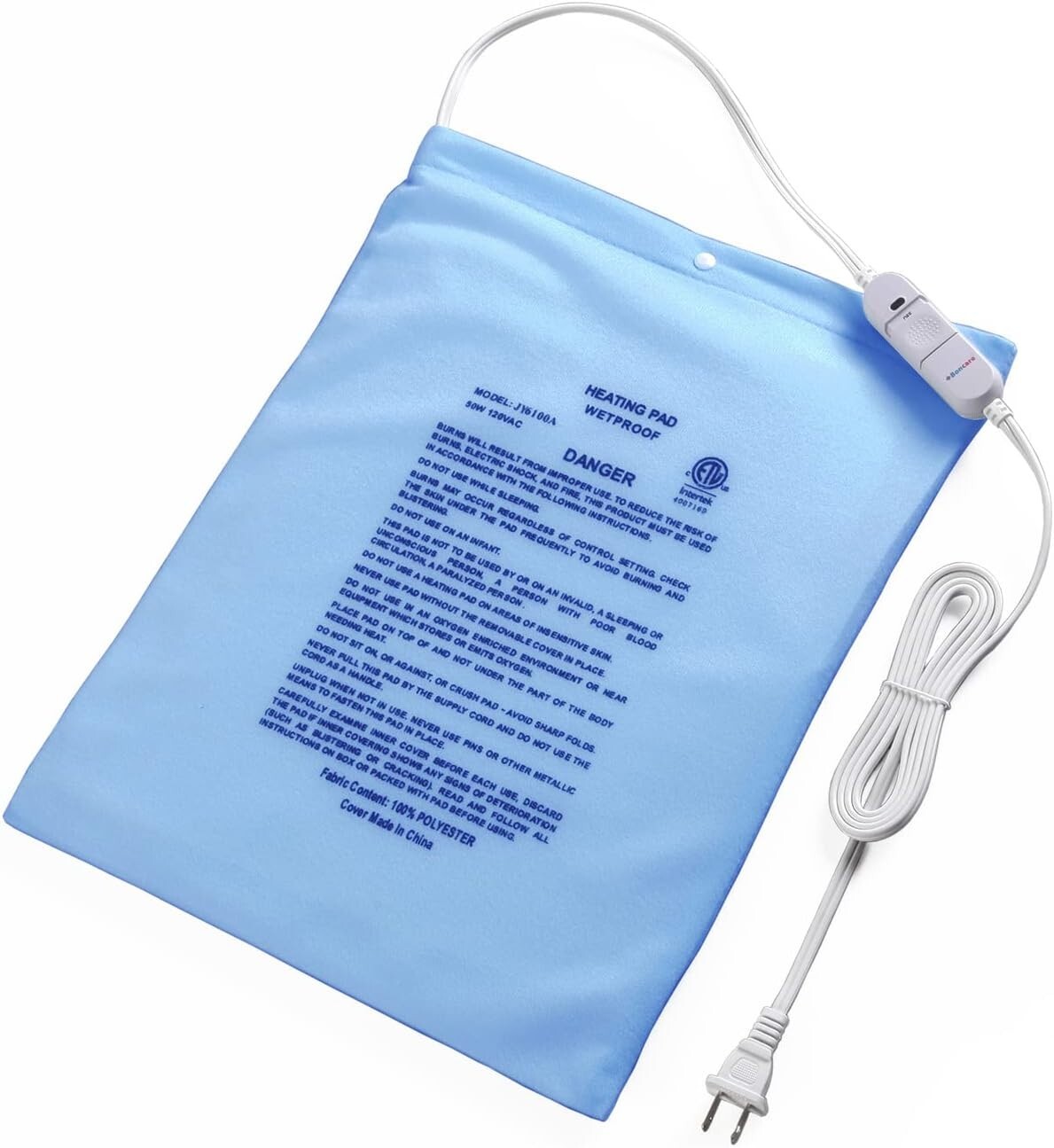 For Back Cramps & Back Pain Relief No Auto Shut Off 12"x15"