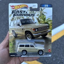 Hot Wheels Toyota Land Cruiser FJ60 Beige Fast and Furious HNW46-B 1/64