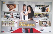 India Bollywood WELCOME - Akshay Kumar & Katrina Kaif lobby cards 17"x 28&rdquo; (8)