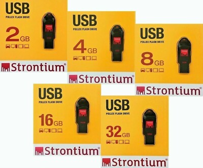 USB Stick 2GB 4GB 8GB 16GB 32GB Strontium USB 2.0 USB Stick USB 2.0 Flash Drive 