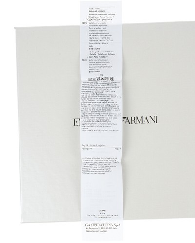 Cinturón Emporio Armani Cuero ITALIA Hombre Negro Y4S198 YDD4G 83365 Talla 110 OFERTA - Imagen 2 de 11