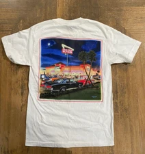 In-N-Out TEXAS ‘Now And Then’ T-Shirt (SMALL) 2012 Mike Rider Design Classic Car