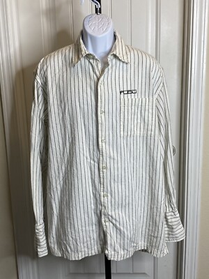CHEMISE FUBU THE COLLECTION BRONZÉE AVEC LOGOS TAILLE L