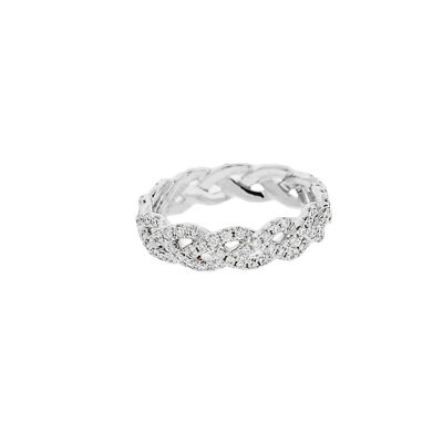 Verragio Eterna 4023 Diamond Eternity Band In 18K White Gold