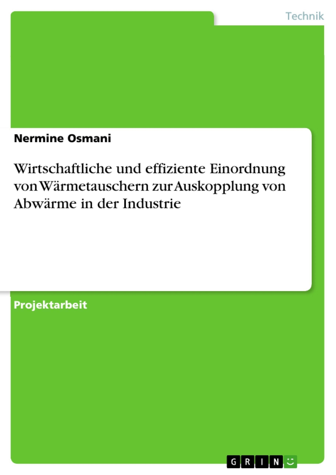 Thumbnail - Nermine Osmani | Wirtschaftliche Und Effiziente Einordnung Von
