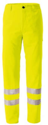 ROFA Warnschutzhose Arbeitshose Warnkleidung Warnlatzhose 3M Scotchlite leuchtge