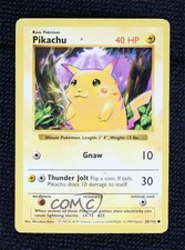 Pikachu (Red Cheeks) Shadowless Pokemon Base Set #58 1999