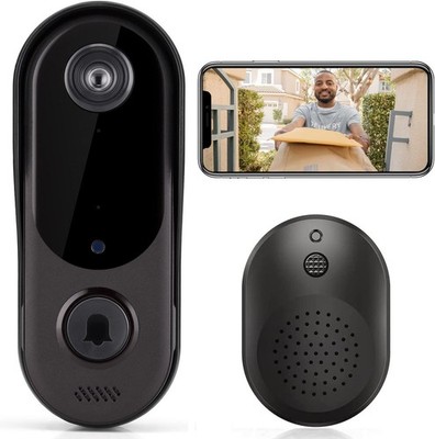 eudic T3 Doorbell Camera Wireless WiFi 1080P, Cloud Storage WiFi Video Doorbell