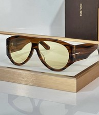 Tom Ford FT1044 Bronson Havana/yellow sunglasses New With Case