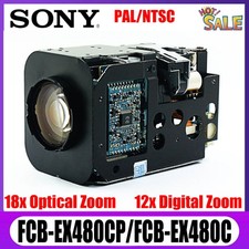 SONY FCB-EX480CP 18X Optical 12X Digital Zoom CCD Block Camera Module PAL/NTSC