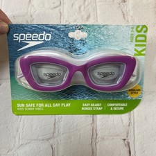 NEW Speedo Kids Sunny Vibes Swim Goggles PURPLE Age 3-6