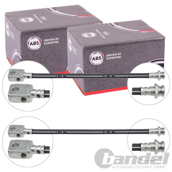 2X A.B.S. BremsschlÄUche Hinten Passend FüR Nissan Vanette-image