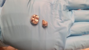 Approx 4.0 Grams Untested Scrap Gold Crowns Dental