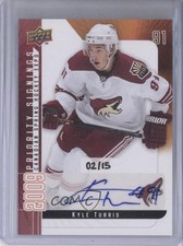 2009 Upper Deck Spring Expo Priority Signings 2/15 Kyle Turris #PS-KT Auto 0c3
