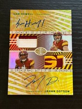 2022 Illusions RC Reflections Dual Auto Relics (sic!) Sam Howell/Jahan Dotson /5