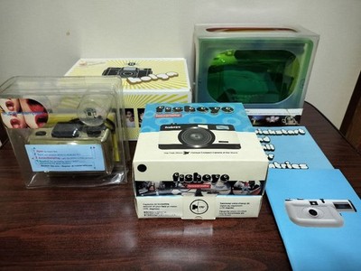 Lomography Kamera 4 Stück Holga Fisheye Cybersampler Colorsplash Spielzeug Ka...