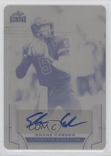 2015 Leaf Draft Retail Base Printing Plate Black 1/1 Shane Carden Auto 0s3