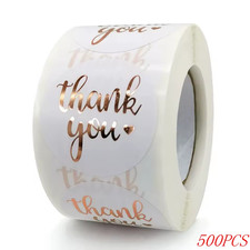 Thank You For Supporting My Small Business Self Adhesive Stickers Rolls