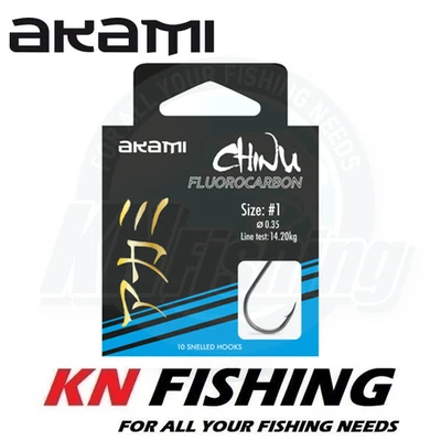 Crochet AKAMI CHINU Fluorocarbone Noir Nickel Tailles 01 - 08 - Photo 1/3