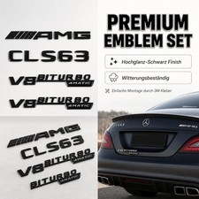 Aufkleber Emblem V8 Biturbo 4MATIC 3D Für Mercedes Benz CLS63 AMG Schriftzug Aufkleber Emblem V8 Biturbo 4MATIC 3D Für Mercedes Benz CLS63 AMG Schriftzug