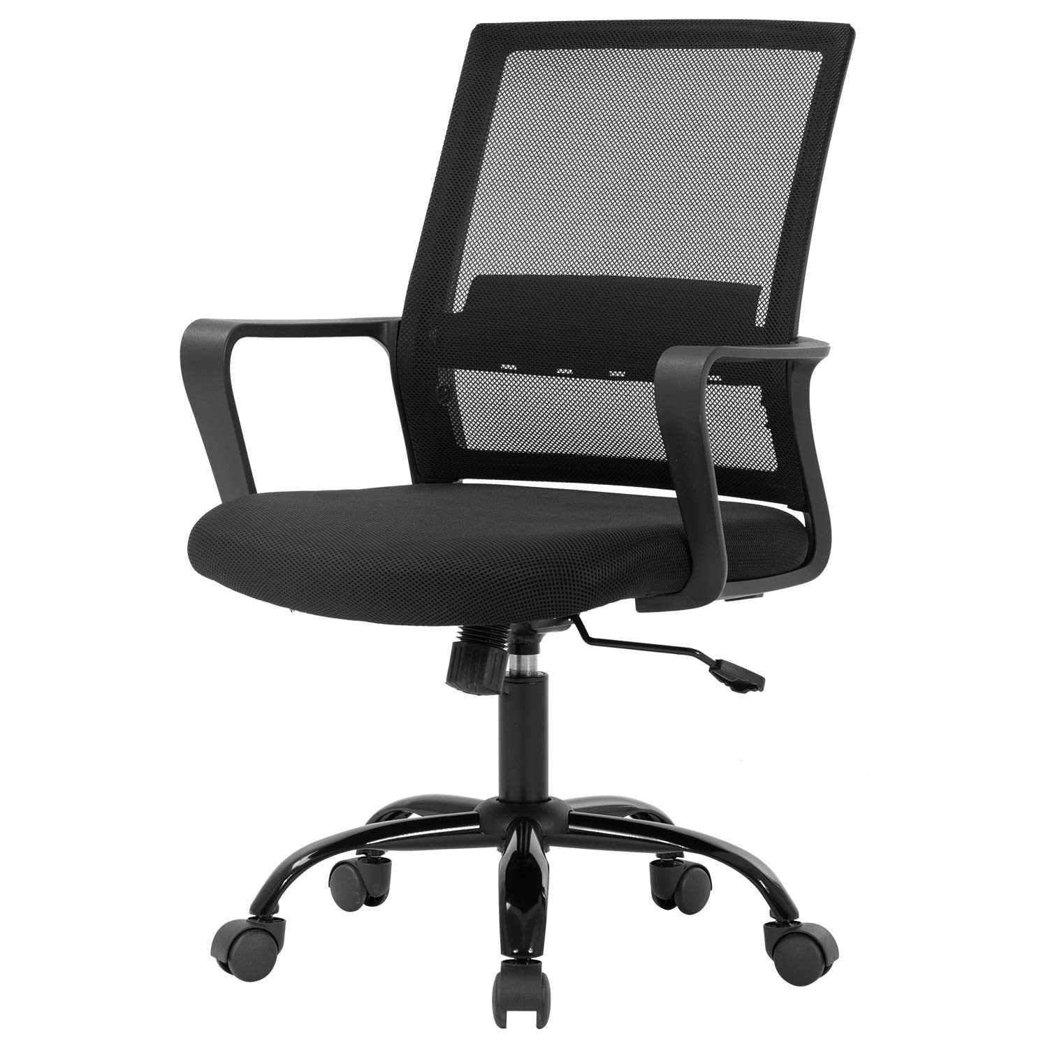 Ergonomic Mesh Office Chair with Lumbar Support and Adjustable Arms