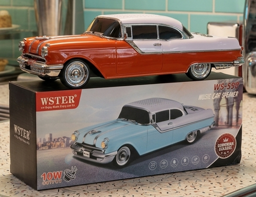 Modellino Auto Retro Cassa WSTER Wireless Bluetooth Speaker with TF USB FM Music - Afbeelding 13 van 64