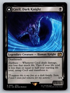 Cecil, Dark Knight - Final Fantasy (91) Magic: The Gathering