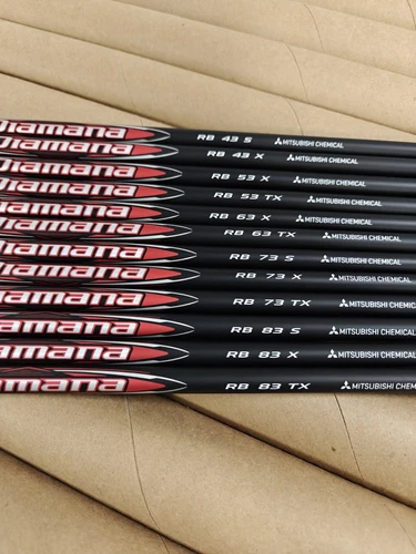 New uncut Tour Issue Diamana Red Board RB 43 X stiff driver shaft Mitsubishi - Picture 4 of 4