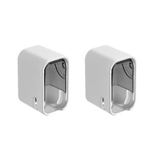 2PCS Toothbrush Holder Flip-Top Wall Mounted Toothbrush Rack Dustproof Toothbrus