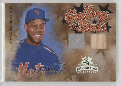 2005 Donruss Diamond Kings Gallery of Stars Combo Materials Dwight Gooden a8r