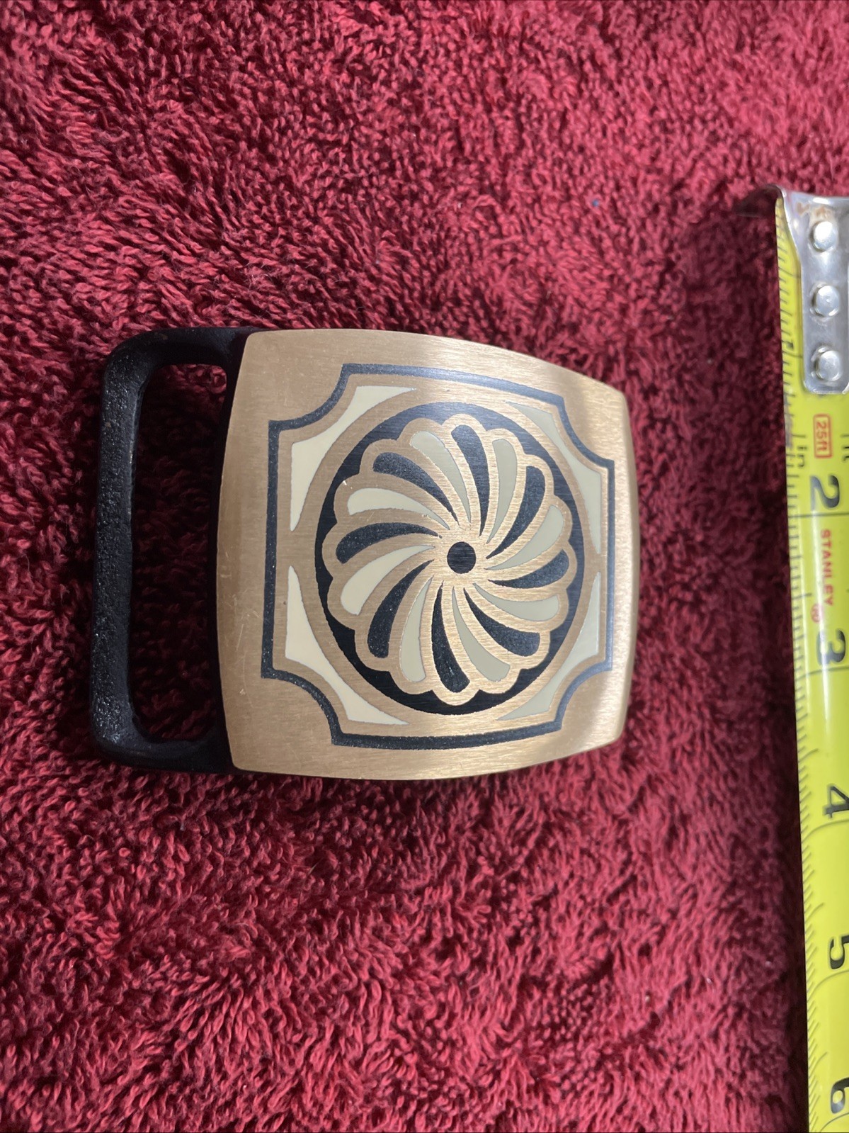 Tech Ether Guild Pinwheel Solid Brass 1978 Vintag… - image 3