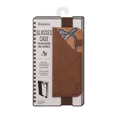 Bookaroo Glasses Case - Brown, ,